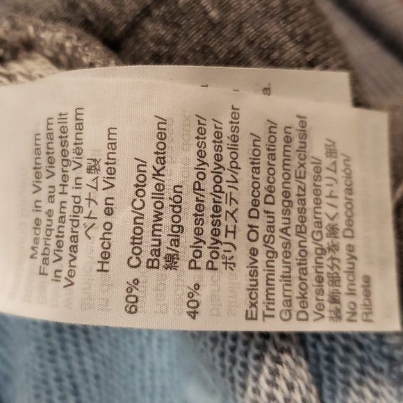 Madewell WOMEN'S GRAY PETAL HEARTS EMBROIDERED LONG SLEEVE SWEATSHIRT, S… - Picture 13 of 16